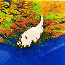 Load image into Gallery viewer, Labradoodling In Pond at Sunset
